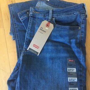 Levi 711 skinny jeans size16